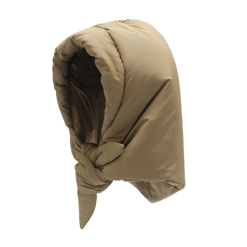 2333 Winter Down Hat Windproof Hooded Scarf Soft Warm Balaclava Skull Cap